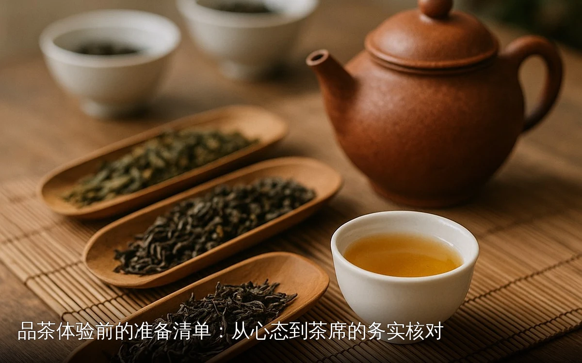 品茶体验前的准备清单：从心态到茶席的务实核对